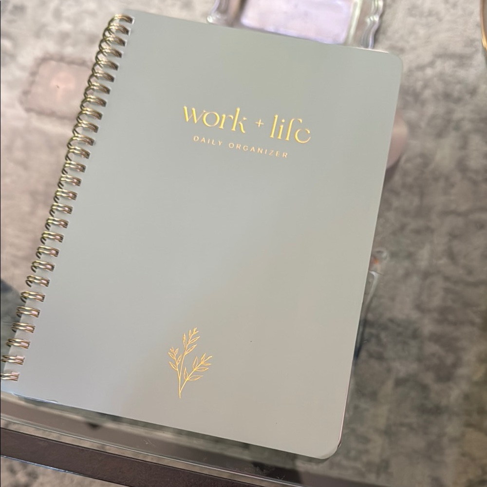 Work + Life Daily Organizer - Green